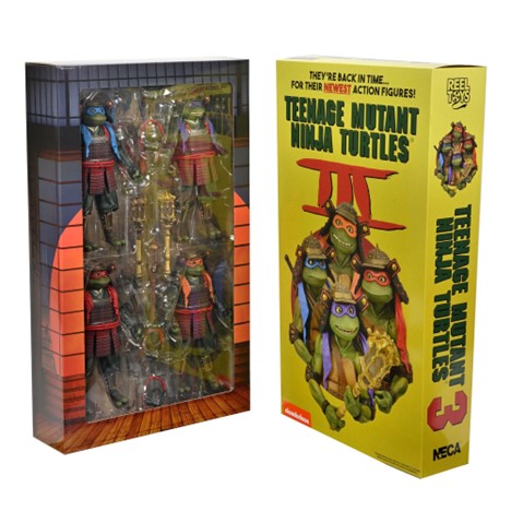 First Look: NECA TMNT 3 Samurai 4-Pack Con Exclusive! – Project Action  Figure